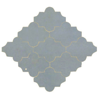 Mosaic House Moroccan tile Tribeca C 17 Sky blue  solid zellige, mosaic, zellij, field, pattern, glaze arabesques, classic 